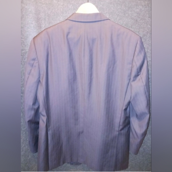 Hart Schaffner Marx For Nordstrom Men's‎ Navy Blue Pin Stripe jacket coat 42R - Picture 6 of 12